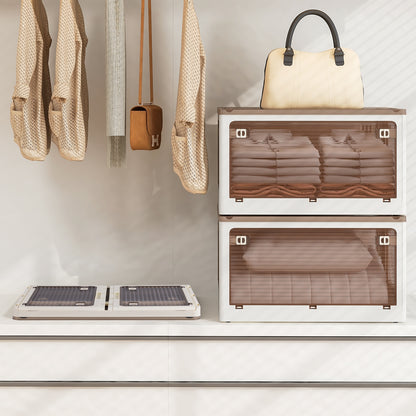 3-Pack Stackable Storage Bins with Lids with 5 Opening Ways-18 Gal, White Cabinets & Chests at Gallery Canada