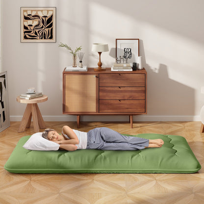 Floor Mattress with Washable Cover and Carry Bag-Twin Size, Green Mattresses at Gallery Canada