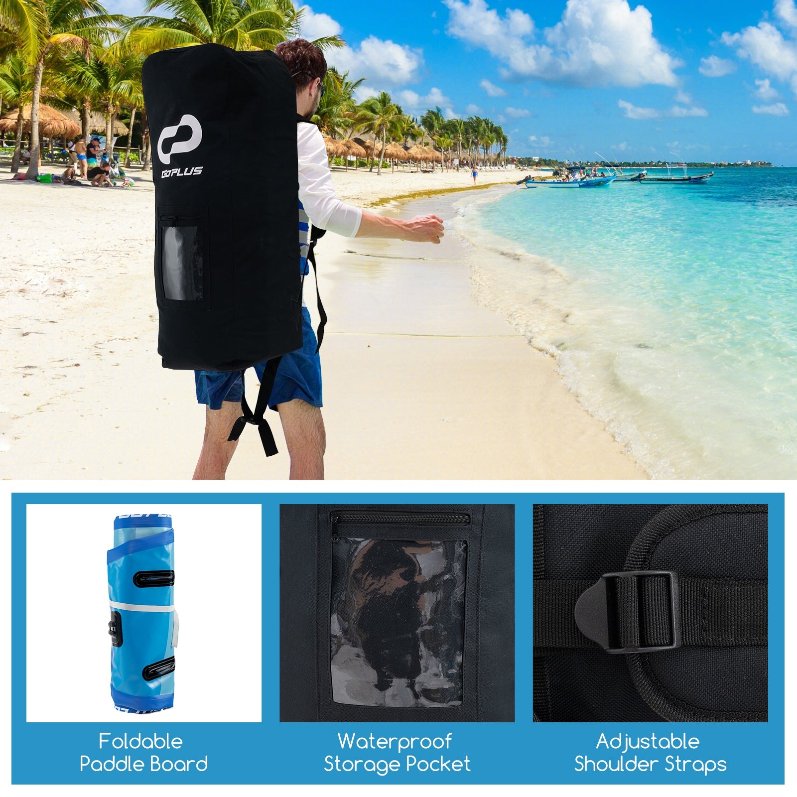 Inflatable Stand Up Paddle Board Sup Board with Premium SUP Accessories-L Surfing at Gallery Canada