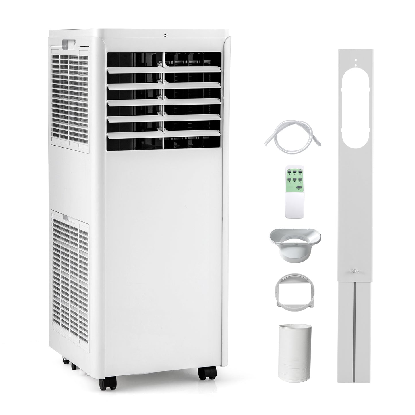 Climatiseur portable 4 en 1 de 8000 BTU, blanc