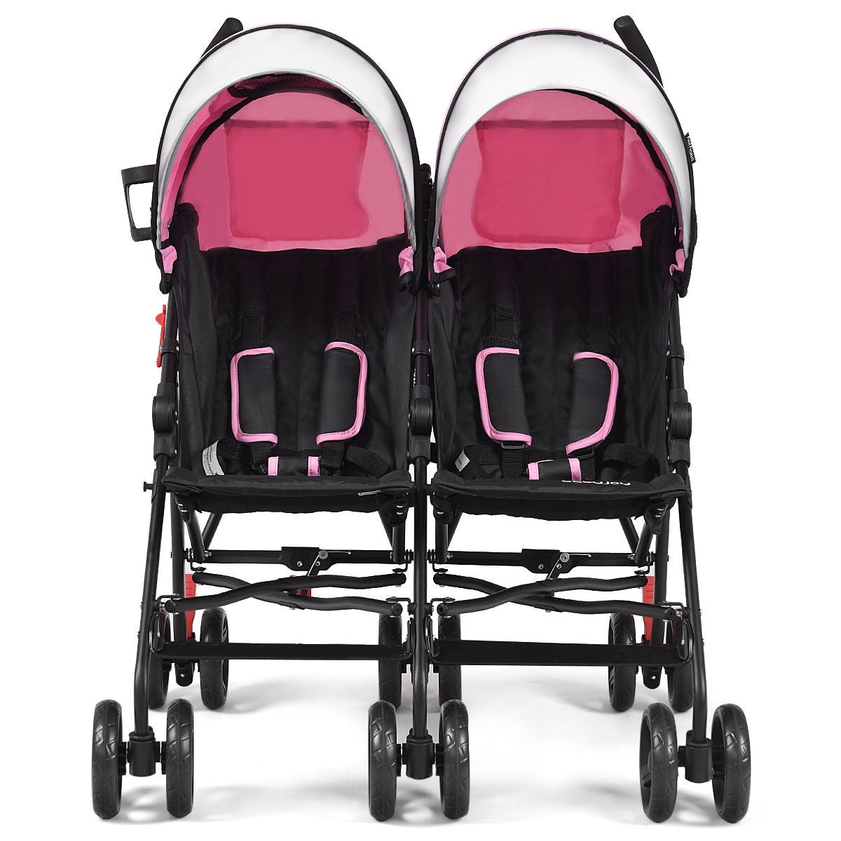 Foldable Twin Baby Double Stroller Ultralight Umbrella Kids Stroller, Pink Baby Strollers at Gallery Canada
