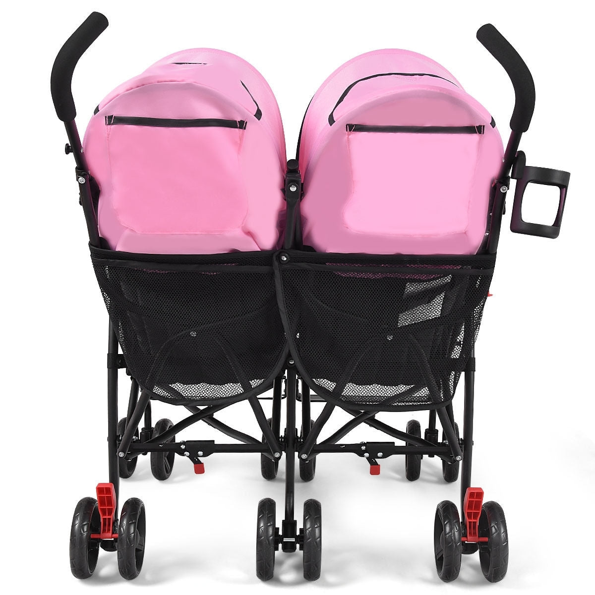 Foldable Twin Baby Double Stroller Ultralight Umbrella Kids Stroller, Pink Baby Strollers at Gallery Canada