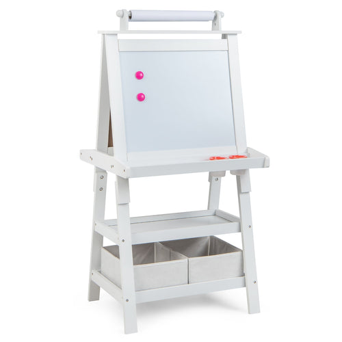 3-in-1 Double-Sided Art Easel, White