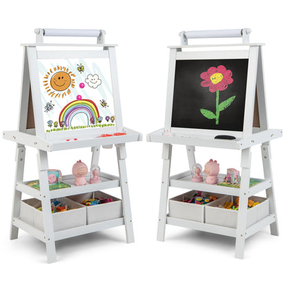 3-in-1 Double-Sided Art Easel, White Art Easels at Gallery Canada