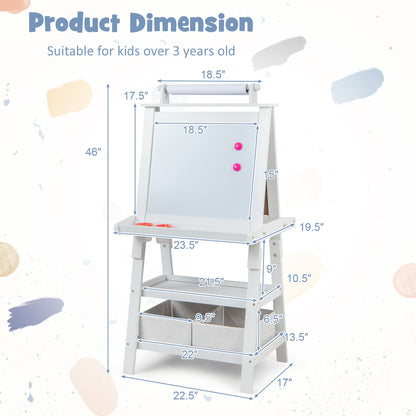 3-in-1 Double-Sided Art Easel, White Art Easels at Gallery Canada