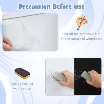 3-in-1 Double-Sided Art Easel, White Art Easels at Gallery Canada