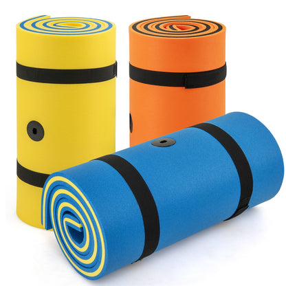 7 Inches x 2 Inches Water Mat with Safety Tether and Pillow Design for Lake and Pool, Blue Swimming at Gallery Canada