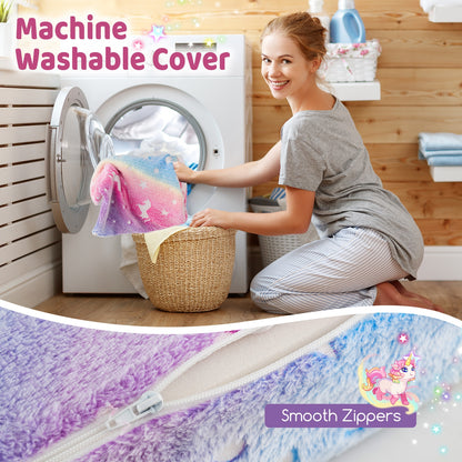 Kids Folding Sofa Bed Floor Mattress Glow in the Dark with Pillow, Multicolor Kids Chairs & Seating at Gallery Canada