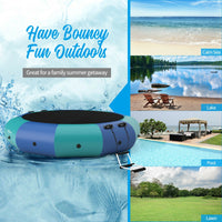 Thumbnail for 10 Feet Inflatable Splash Padded Water Bouncer Trampoline - Gallery View 6 of 11