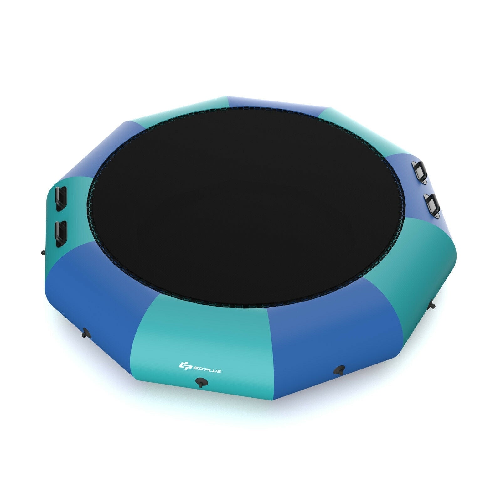 10 Feet Inflatable Splash Padded Water Bouncer Trampoline, Blue Trampolines Blue at Gallery Canada