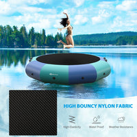 Thumbnail for 10 Feet Inflatable Splash Padded Water Bouncer Trampoline - Gallery View 8 of 11