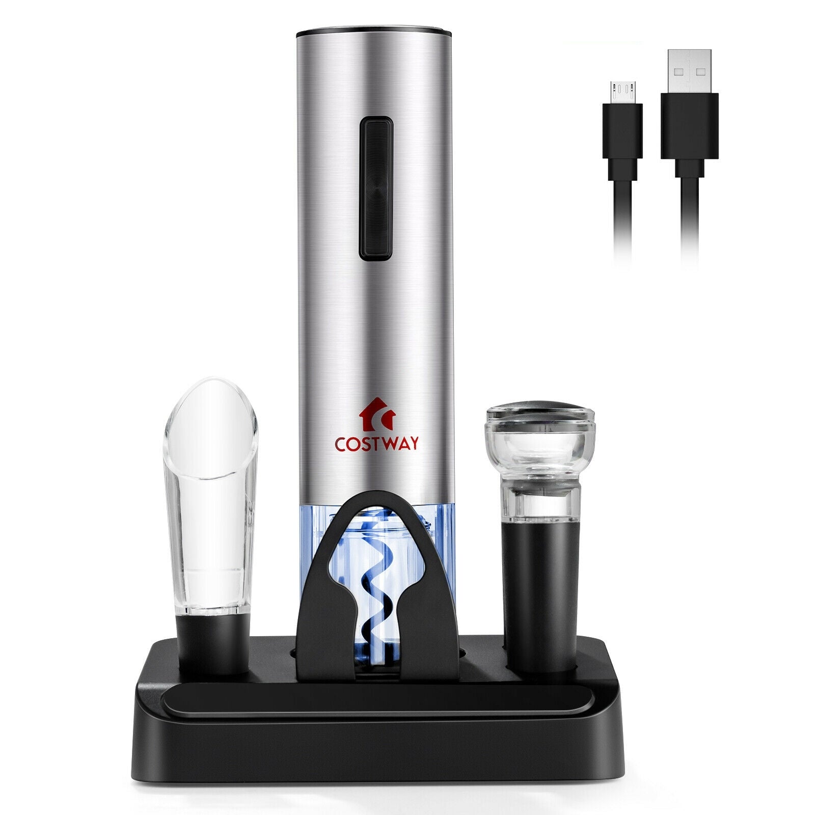 6-In-1 Electric Wine Bottle Opener Set, Black Hand Tool Sets at Gallery Canada