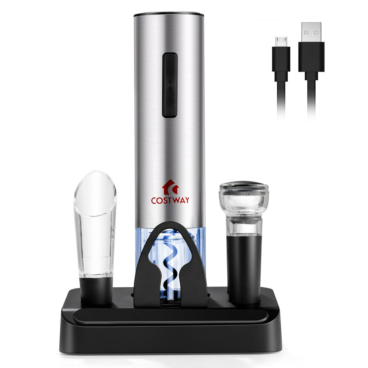 6-In-1 Electric Wine Bottle Opener Set, Black Hand Tool Sets at Gallery Canada