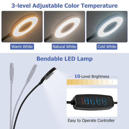 Folding Manicure Nail Table with Electric Dust Collector, Black Spa & Salon at Gallery Canada