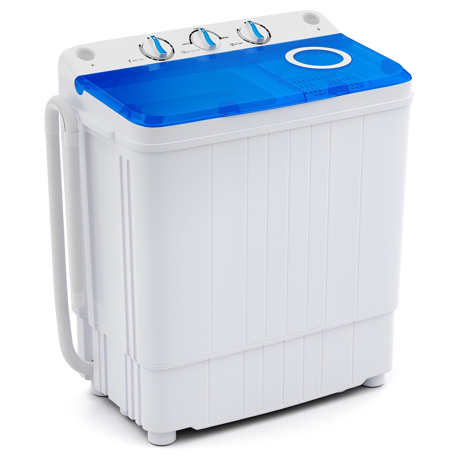 Portable Washing Machine, 17.6 lbs, With Drain Pump, Blue Washing Machines at Gallery Canada