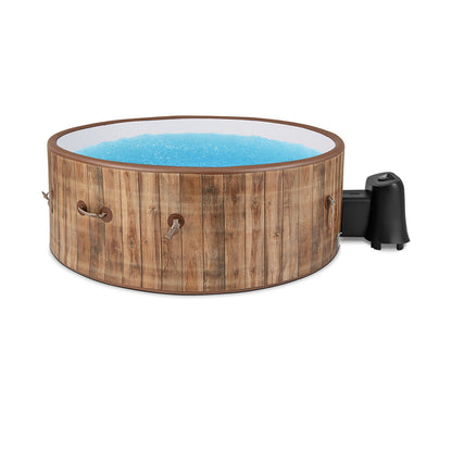 72 Inches Inflatable Hot Tub, 120 Air Jets, Heater Pump, 4-6 Person, Coffee Swimming Pools Coffee at Gallery Canada