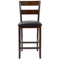 Thumbnail for 2-Pieces Upholstered Bar Stools Counter Height Chairs with PU Leather Cover - Gallery View 7 of 9