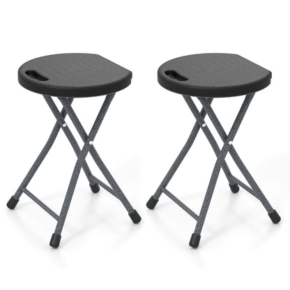Folding Stool with Built-in Handle for Adults-2 Pieces Camping Furniture 2 Pieces at Gallery Canada