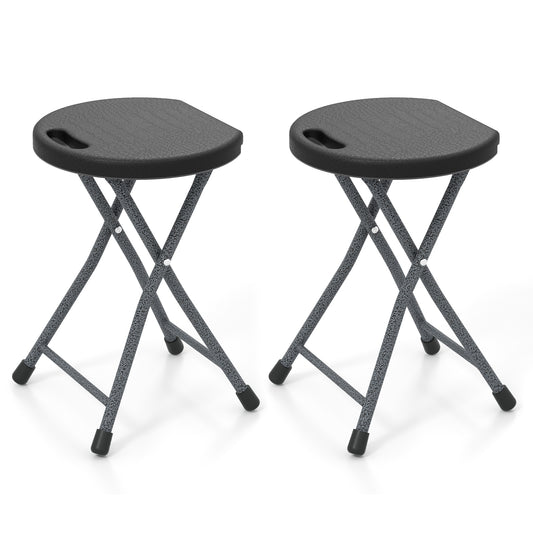 Folding Stool with Built-in Handle for Adults-2 Pieces Camping Furniture 2 Pieces at Gallery Canada