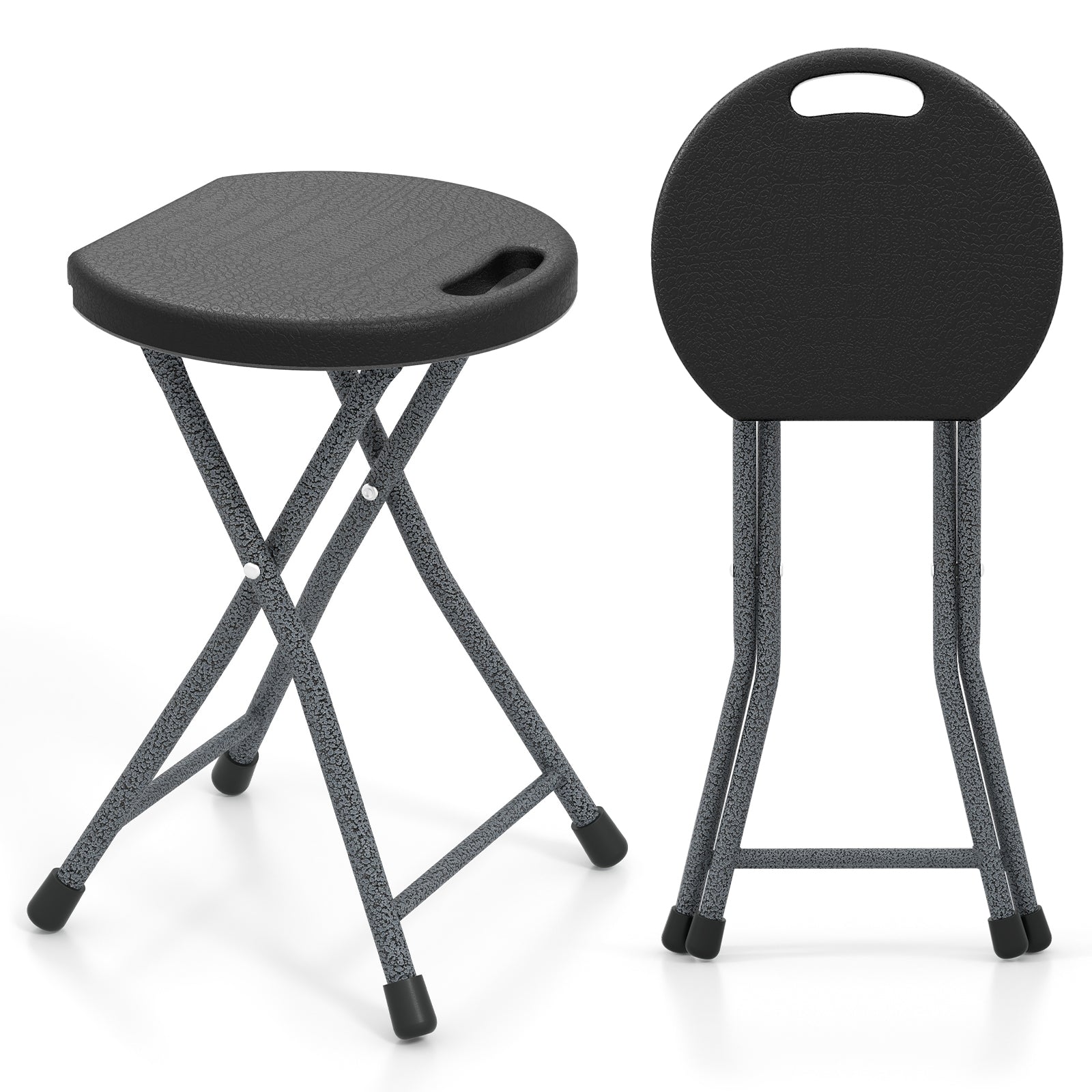 Folding Stool with Built-in Handle for Adults-1 Piece Camping Furniture at Gallery Canada