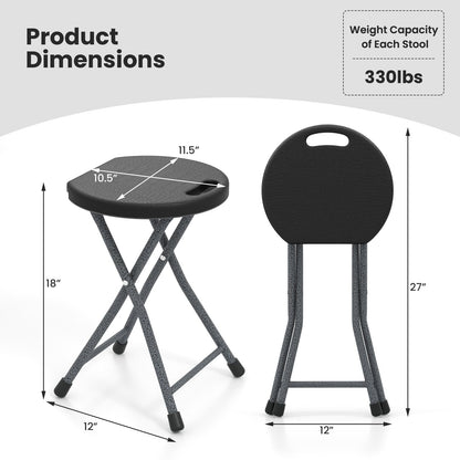 Folding Stool with Built-in Handle for Adults-1 Piece