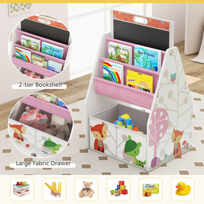 3 in 1 Kids Easel and Play Station Convertible with Chair and Storage Bins, White Art Easels at Gallery Canada