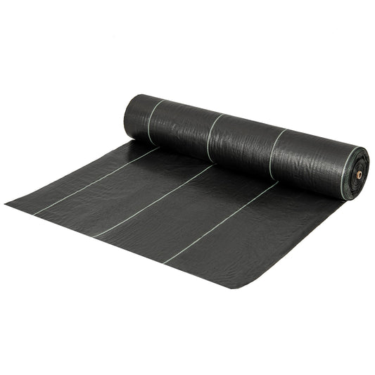 6.5 x 330/4 x 250/6 x 300 Feet Weed Barrier Landscape Fabric, Black