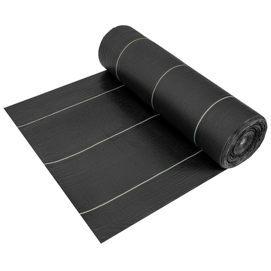 6.5 Ft Weed Barrier Landscape Fabric, 6 Ft, Black Garden Tools Black at Gallery Canada