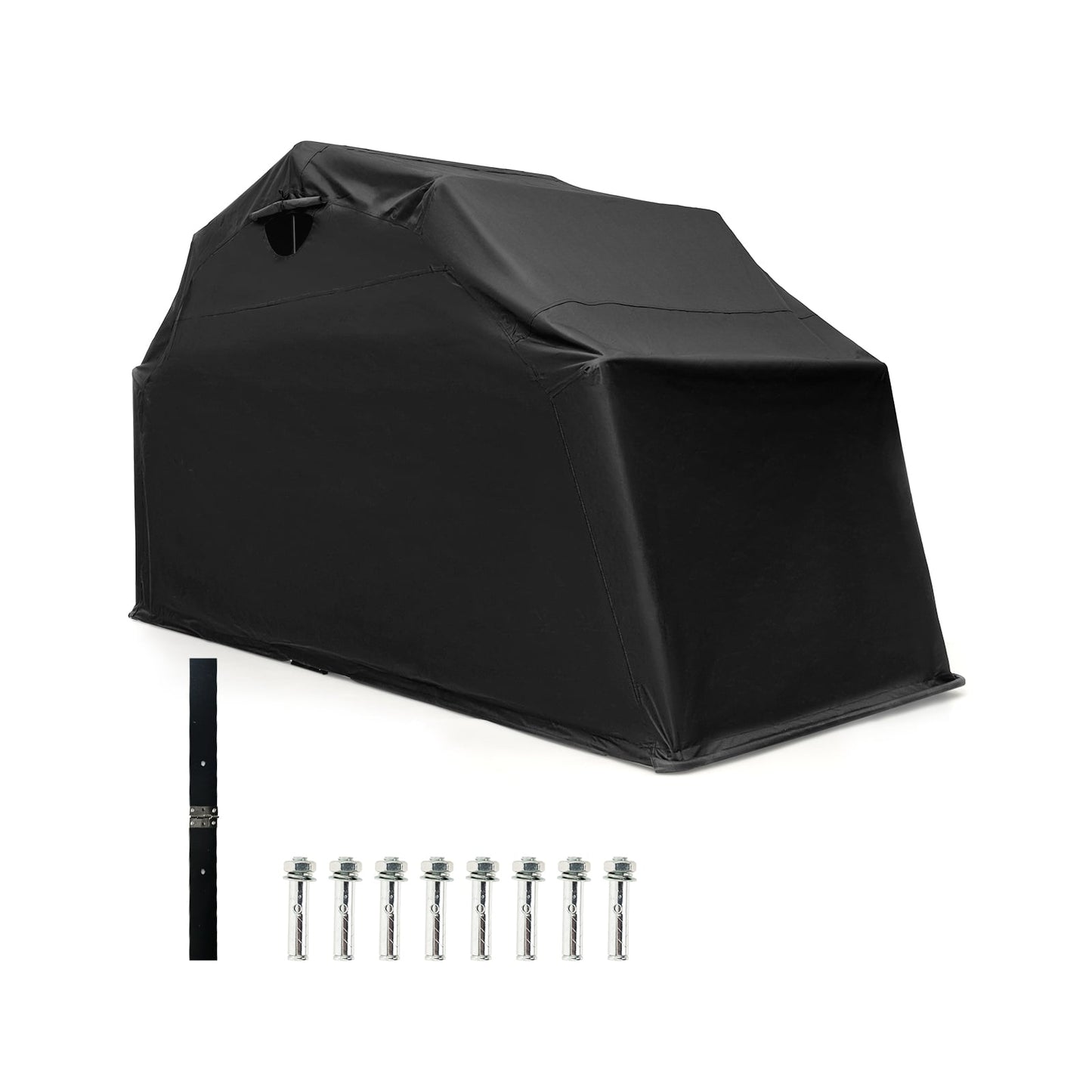 Waterproof Motorcycle Storage Tent, Black Carports Black at Gallery Canada