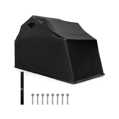 Waterproof Motorcycle Storage Tent, Black Carports Black at Gallery Canada