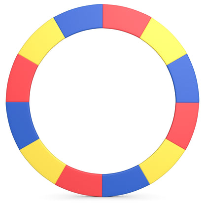 14 Feet Waterproof and Tear-Resistant Universal Trampoline Safety Pad Spring Cover, Multicolor Trampoline Accessories at Gallery Canada