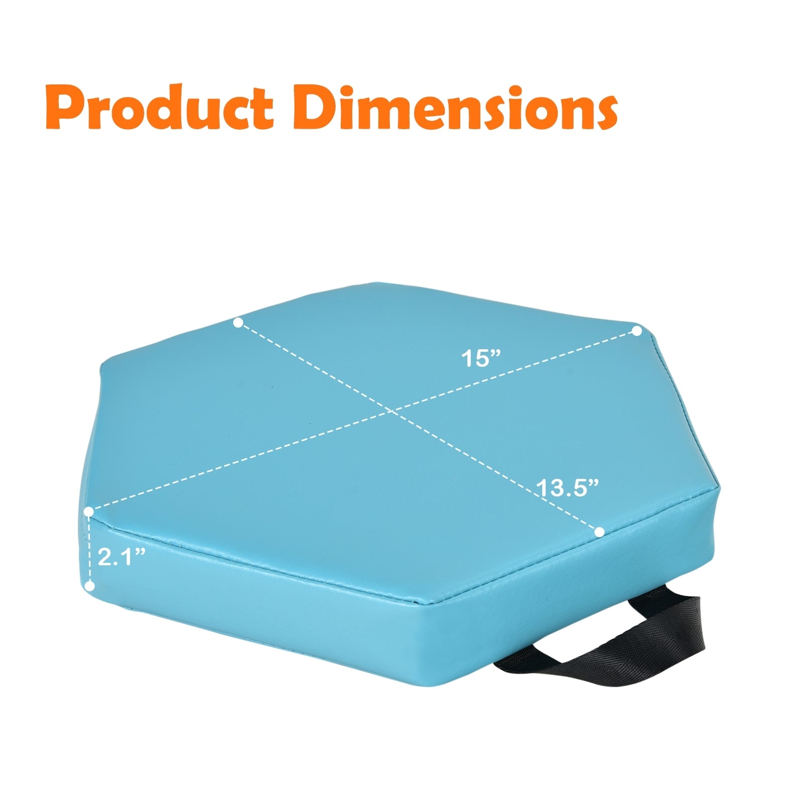 6 Piece Hexagon Toddler Floor Cushions, Blue Kids Chairs & Seating at Gallery Canada