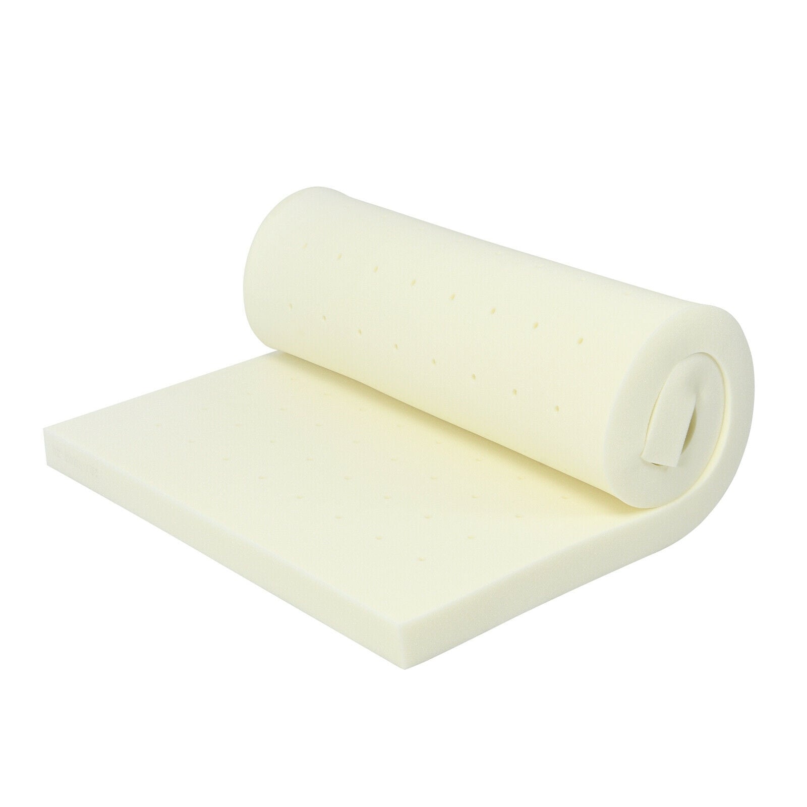 3-Inch Bed Mattress Topper Air Cotton for All Night’s Comfy Soft Mattress Pad-Queen Size, Beige Mattresses at Gallery Canada