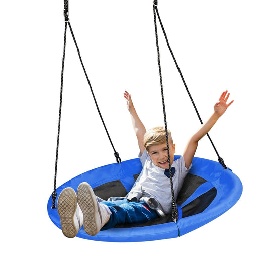 40 inch Nest Tree Outdoor Round Swing, Blue at Gallery Canada