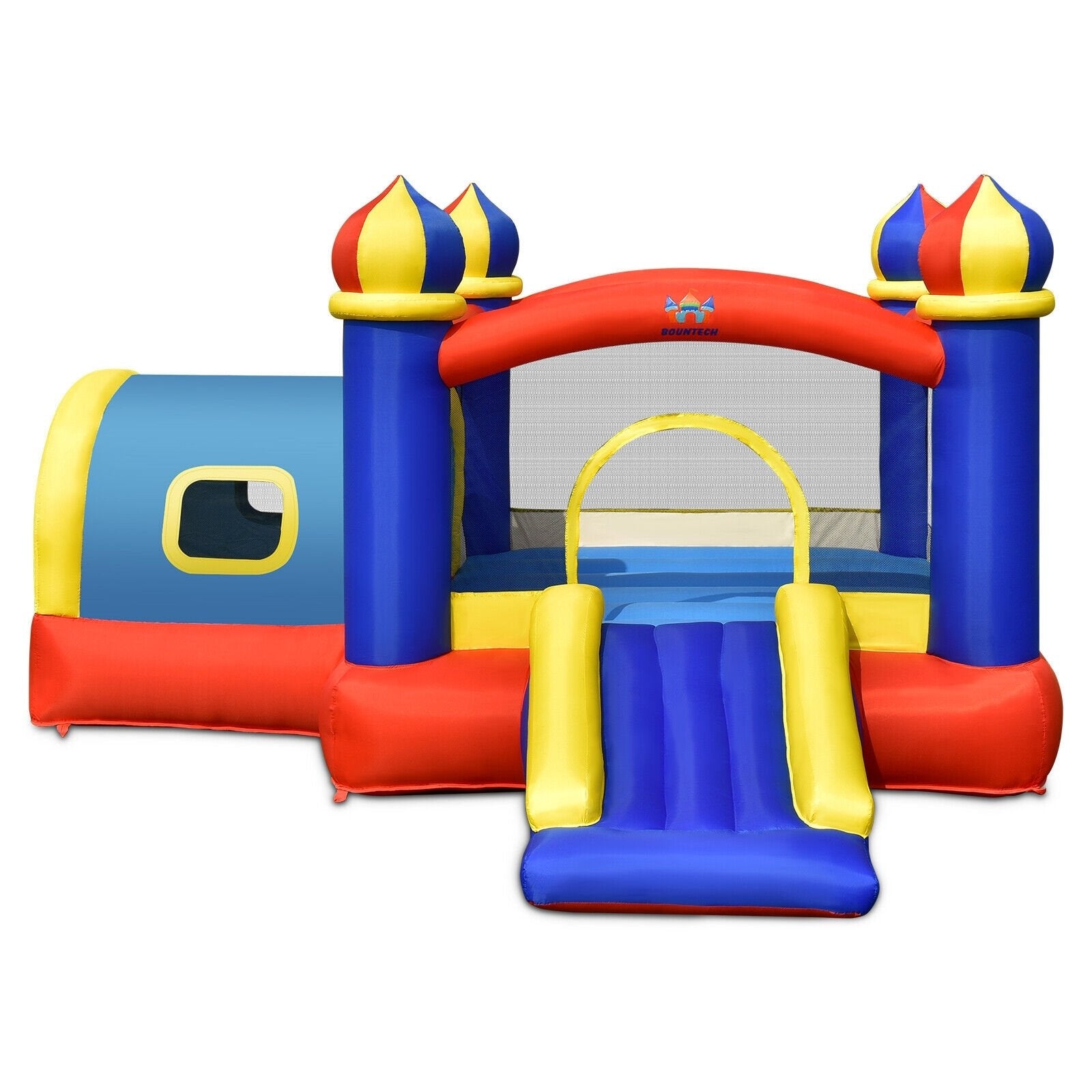 Inflatable Castle Kids Bounce House with Slide Jumping, Multicolor - Gallery Canada