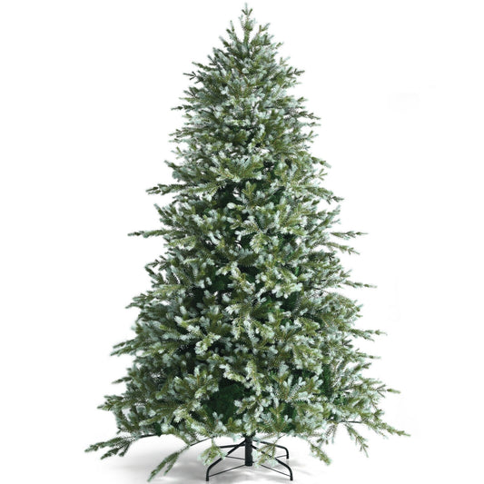 8 Feet Hinged Artificial Christmas Spruce Tree, Green Christmas Tree Green at Gallery Canada