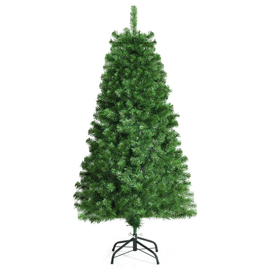 Pre-Lit Fiber Optic Artificial Christmas Tree, 5 ft, Green Christmas Tree Green at Gallery Canada