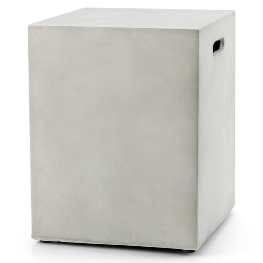 Propane Tank Cover Table, Standard 20 Pounds, Gray Fire Pit Tables Gray at Gallery Canada