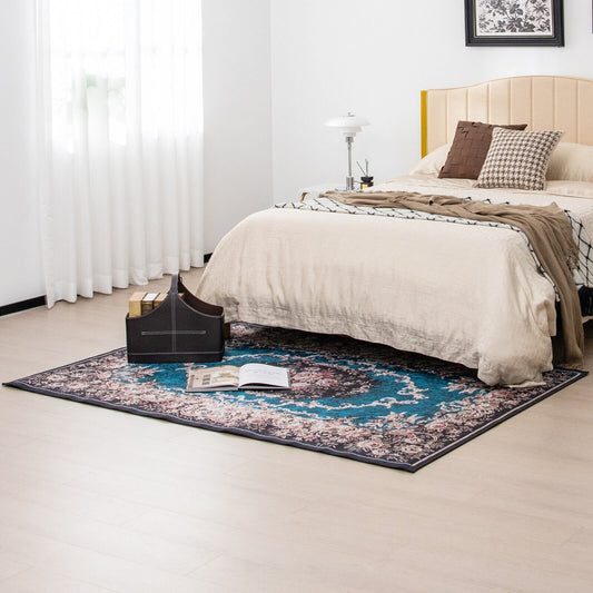 Area Rug with Non-Shedding Surface and Anti-slip Bottom-S, Multicolor - Gallery Canada