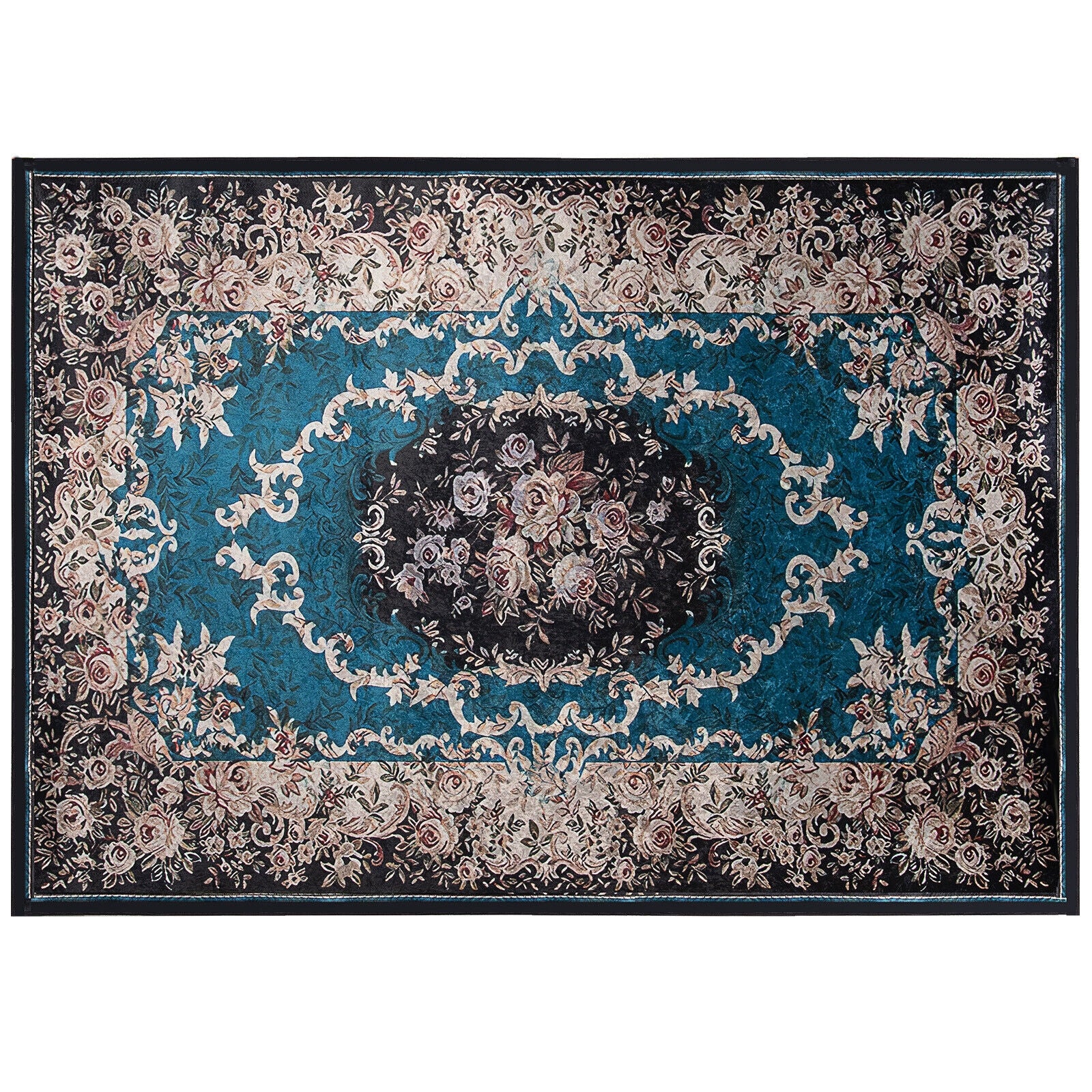 Area Rug with Non-Shedding Surface and Anti-slip Bottom-M, Multicolor Rugs at Gallery Canada