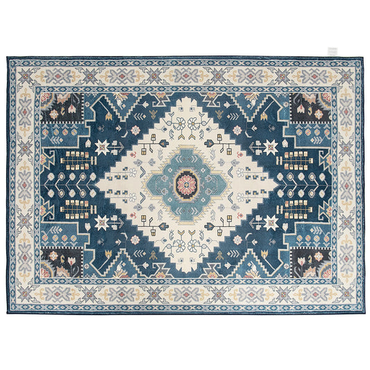 Faux Wool Fabric Area Rugs Doormat-S, Multicolor Rugs S at Gallery Canada