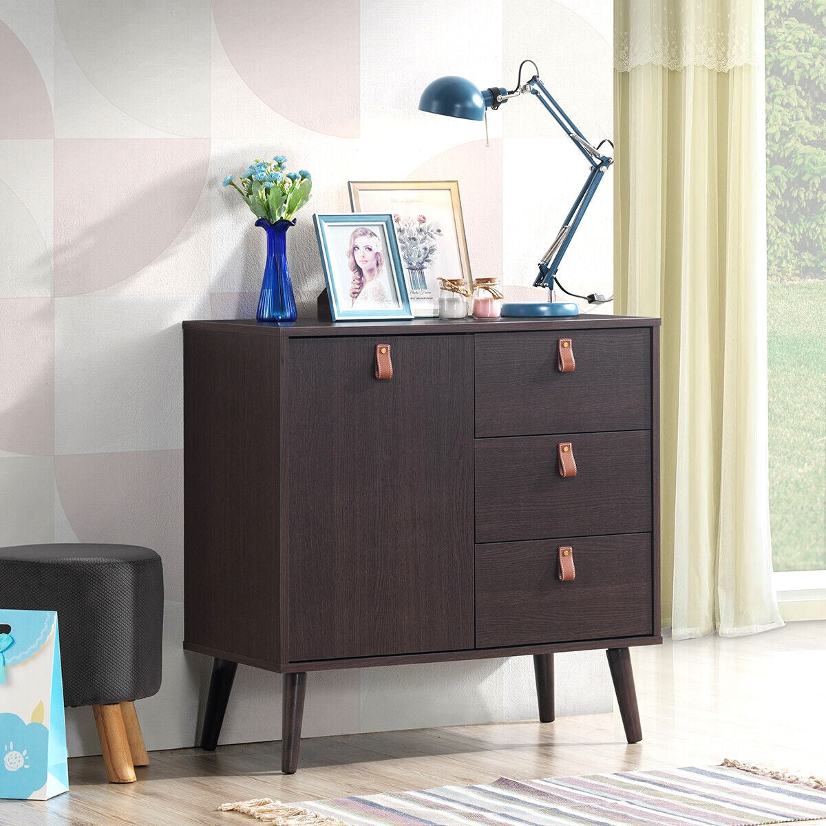 3-Drawer Sideboard Storage Cabinet, Brown Dressers & Chests at Gallery Canada