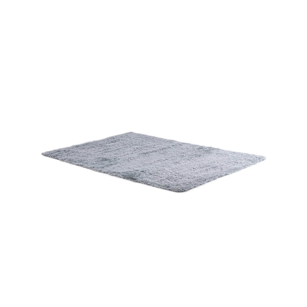 5 x 7 Feet Modern Rectangular Soft Shag Area Rug, Light Gray Rugs Light Gray at Gallery Canada