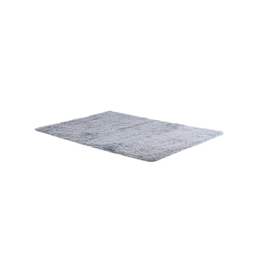 5 x 7 Feet Modern Rectangular Soft Shag Area Rug, Light Gray Rugs Light Gray at Gallery Canada