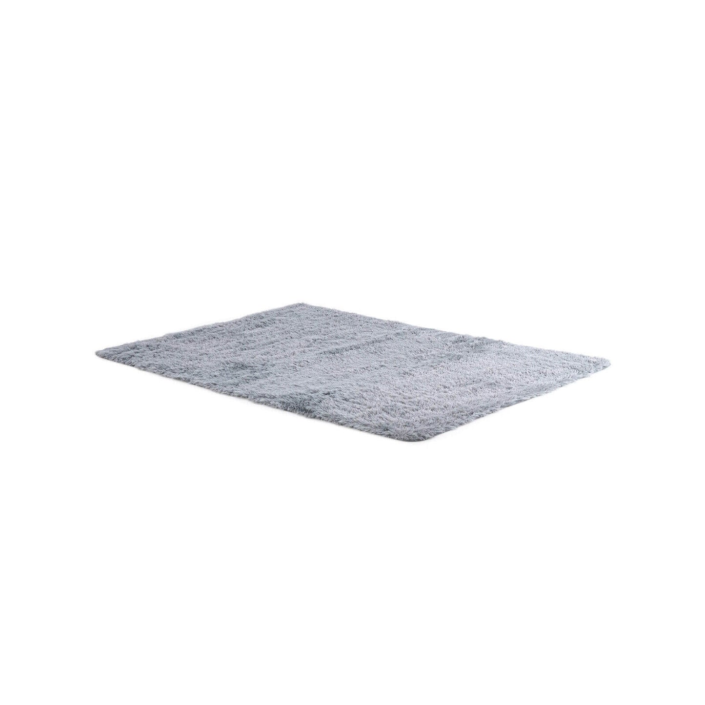 5 x 7 Feet Modern Rectangular Soft Shag Area Rug, Light Gray Rugs at Gallery Canada