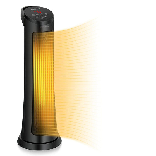 1500W PTC Space Heater, Remote Control, Black Space Heaters Black at Gallery Canada