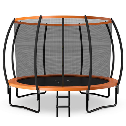 12FT Recreational Trampoline With Ladder, Orange Trampolines Orange at Gallery Canada