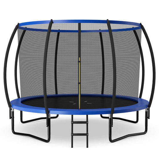 12FT Recreational Trampoline, With Ladder, Blue Trampolines Blue at Gallery Canada