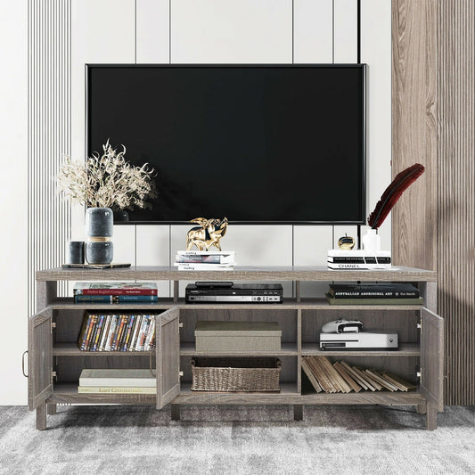Universal TV Stand Entertainment Media Center for TV's up to 65 Inch, Gray - Gallery Canada