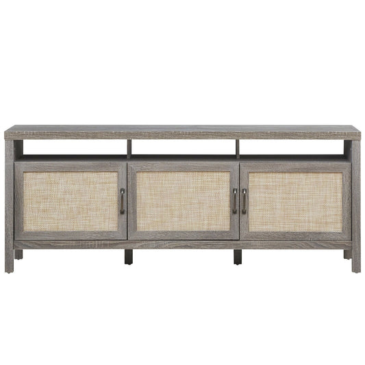 Universal TV Stand Entertainment Media Center for TV's up to 65 Inch, Gray at Gallery Canada